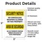 Signmission No Concealed Weapons Bilingual OSHA Security Notice Sign, Vinyl Decal, 3.5in W x 5in L, 2PK OS-2PACK-SN-D-35-L-11584 - alternate 2